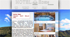 Desktop Screenshot of hoteledensarnano.it